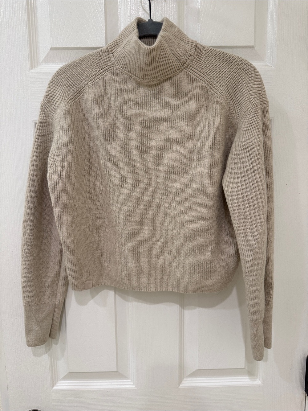 Women’s Cream Turtleneck Sweater